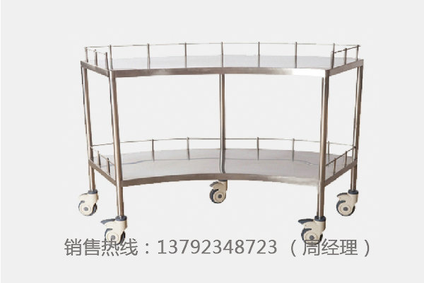 B9 不銹鋼扇形器械臺(tái)車(尺寸可定制)